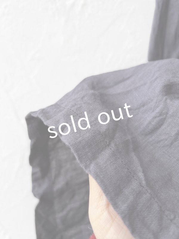 画像5: shizuka's／アンティーク刺繍レースワンピース・チャコール (5)