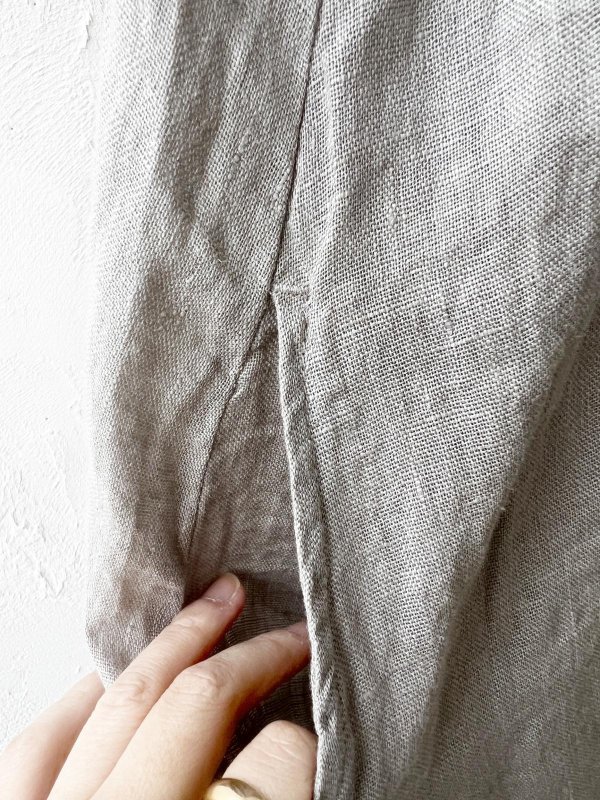 画像6: 08mab/シャーリング袖ワンピース・ベージュ (6)