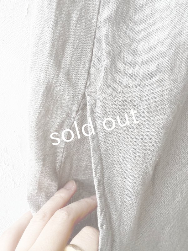 画像7: 08mab/シャーリング袖ワンピース・ベージュ (7)