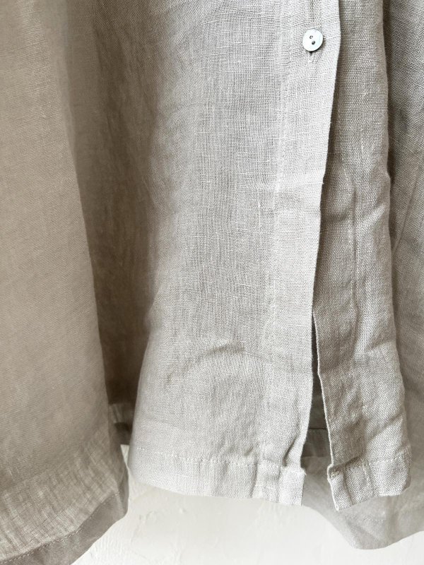 画像7: 08mab/シャーリング袖ワンピース・ベージュ (7)