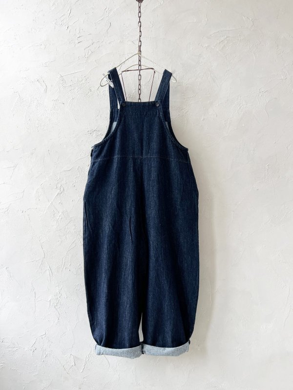 画像8: 08mab/デニムサロペットバレルパンツ・インディゴ (8)