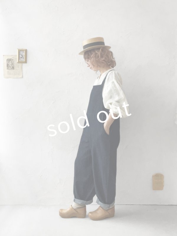 画像13: 08mab/デニムサロペットバレルパンツ・インディゴ (13)