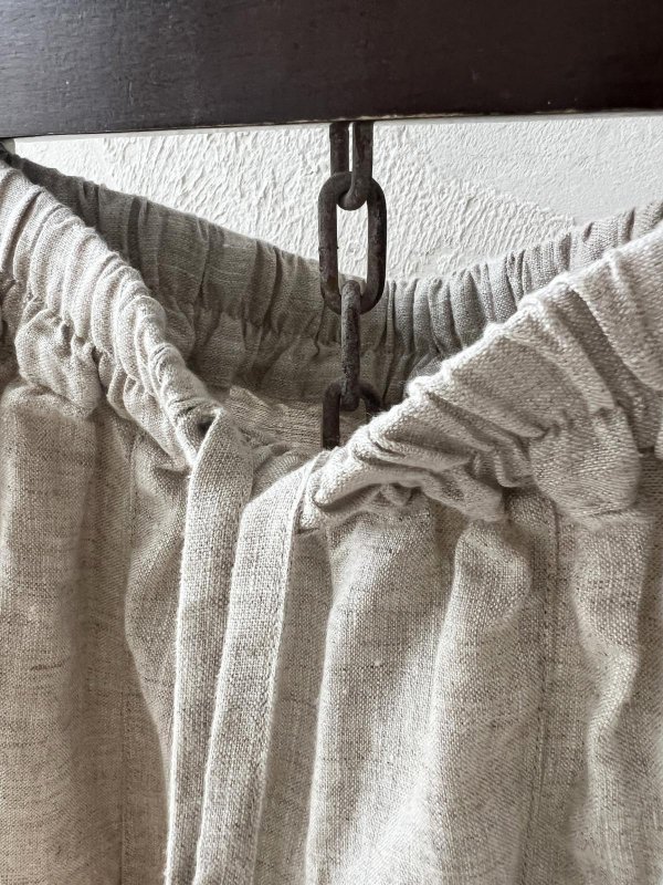 画像3: 08mab/裾ゴムパンツ・生成り (3)