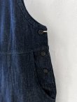 画像3: 08mab/デニムサロペットバレルパンツ・インディゴ (3)