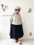 画像11: le ciel de demain／リネンパイピングブラウス・生成り (11)