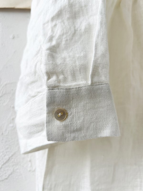 画像7: 08mab/ピンタック多ボタンブラウス・オフ (7)