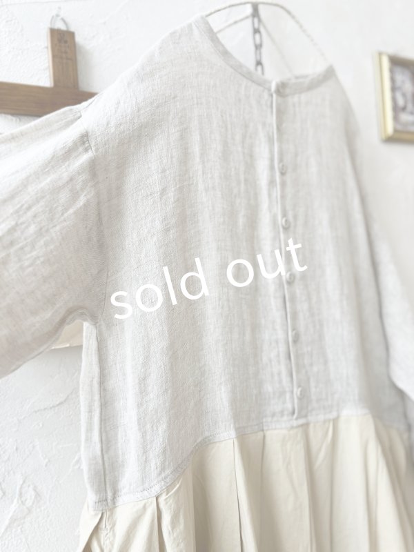 画像7: SO／ドッキングタックワンピース・ナチュラル (7)