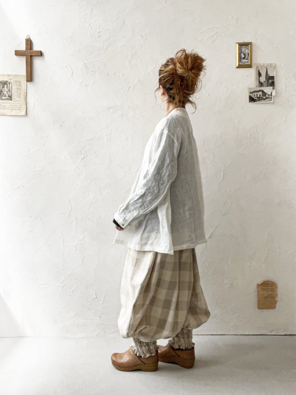 画像13: 08mab/タックフレアブラウス・オフ (13)