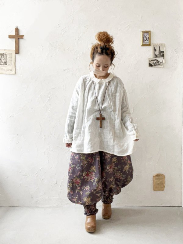 画像12: 08mab/小さな襟のブラウス・オフ (12)