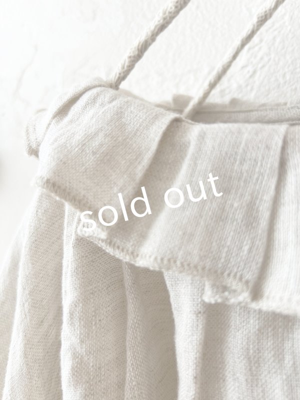 画像3: SO／タックフリル襟2wayブラウス・ナチュラル (3)