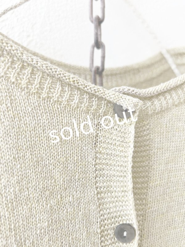 画像3: SO／フレンチリネン2wayドロップベスト・ウィロー (3)