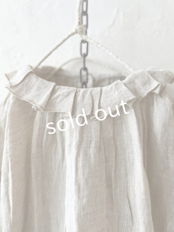 画像9: SO／タックフリル襟2wayブラウス・ナチュラル (9)