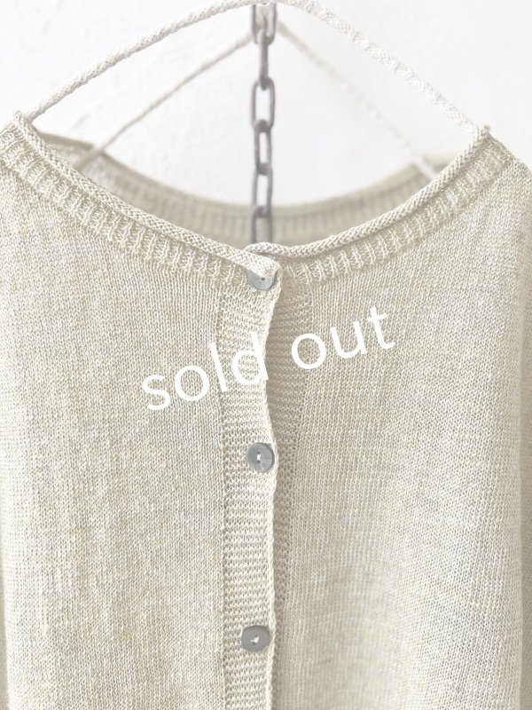 画像2: SO／フレンチリネン2wayドロップベスト・ウィロー (2)