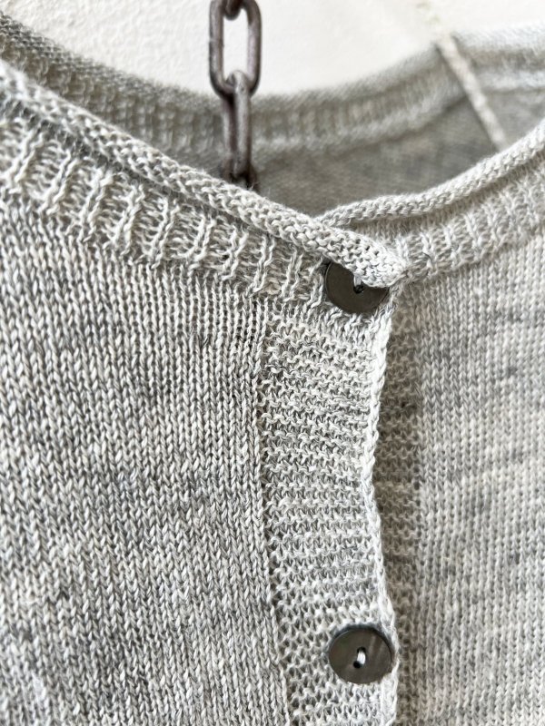 画像3: SO／フレンチリネン2wayドロップベスト・シルバーグレー (3)