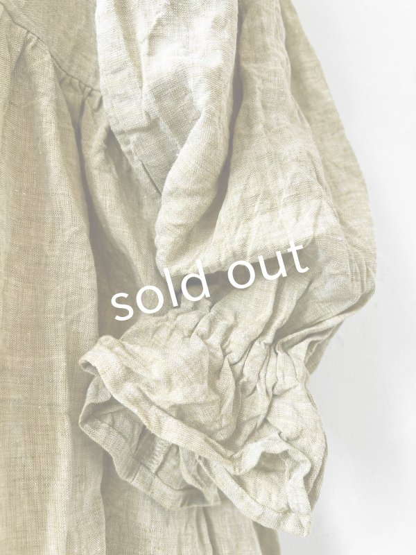 画像4: shizuka's／セーラー襟の刺繍レースワンピース・ペールリーフ (4)