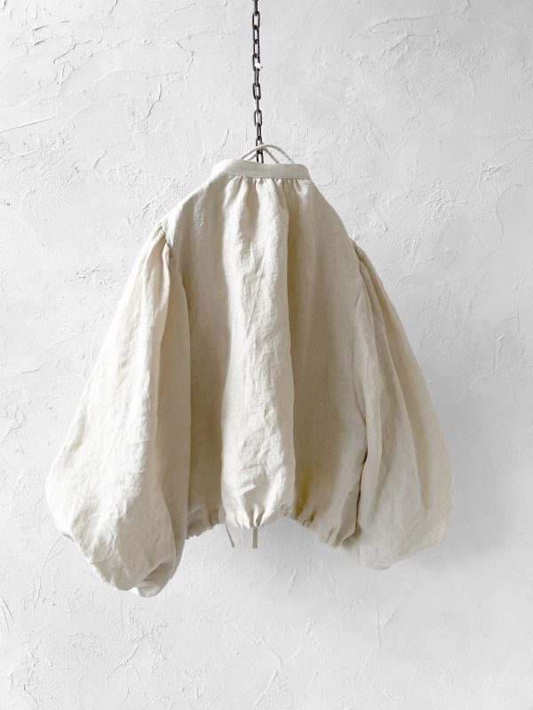 画像7: MARCHE' DE SOEUR／大きなバルーン袖のブラウス・ミルク (7)