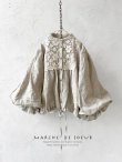画像1: MARCHE' DE SOEUR／大きなバルーン袖のブラウス・生成り (1)