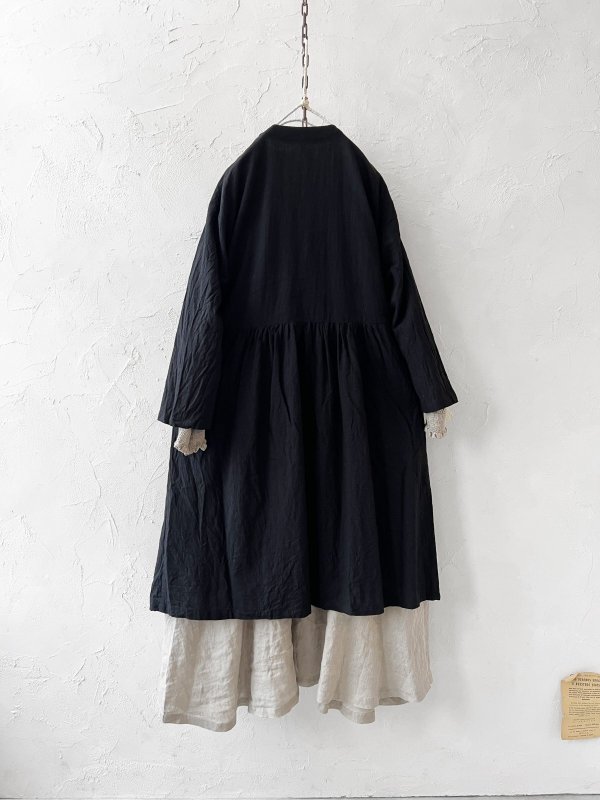 画像6: seasew.／106 カシュクールワンピース・ブラック (6)