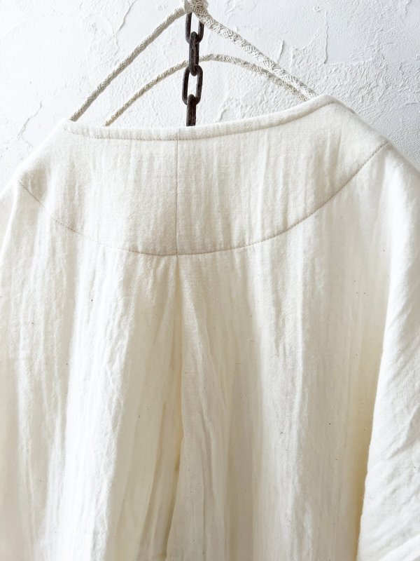 画像9: seasew.／301 ダブルガーゼブラウス・オフ (9)