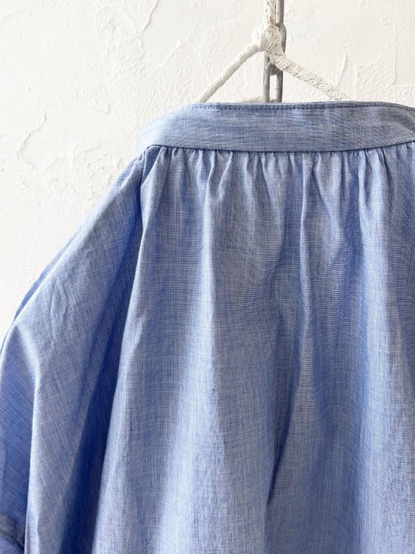 画像8: seasew.／202 スキッパーブラウス・ブルー (8)