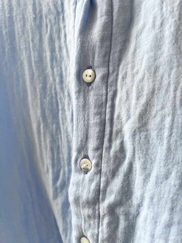 画像3: seasew.／301 ダブルガーゼブラウス・サックス (3)