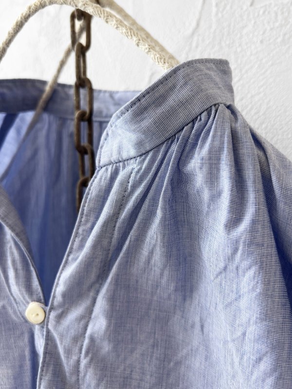 画像4: seasew.／202 スキッパーブラウス・ブルー (4)