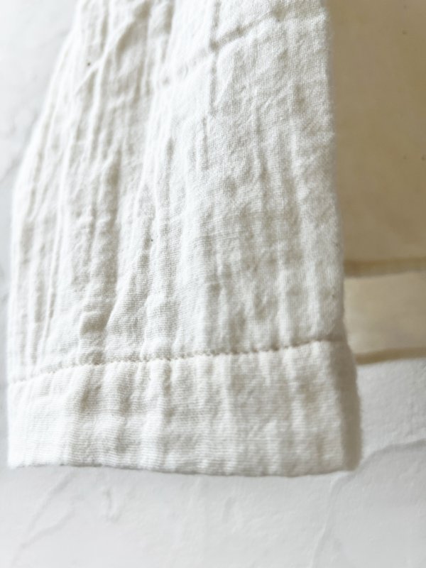 画像6: seasew.／301 ダブルガーゼブラウス・オフ (6)