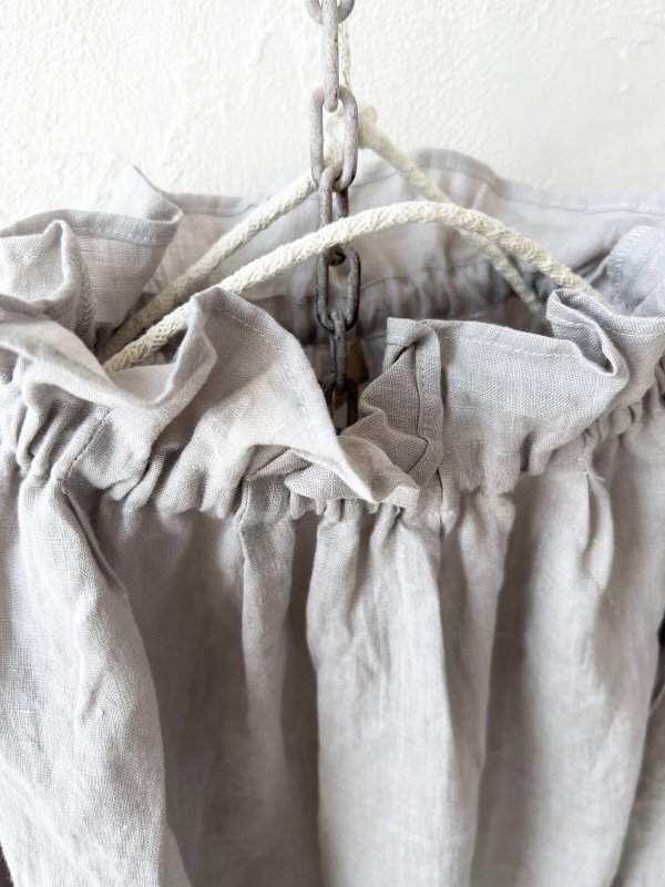 画像3: nous rendent heureux／りぼんフリル襟ブラウス・ライトグレー (3)