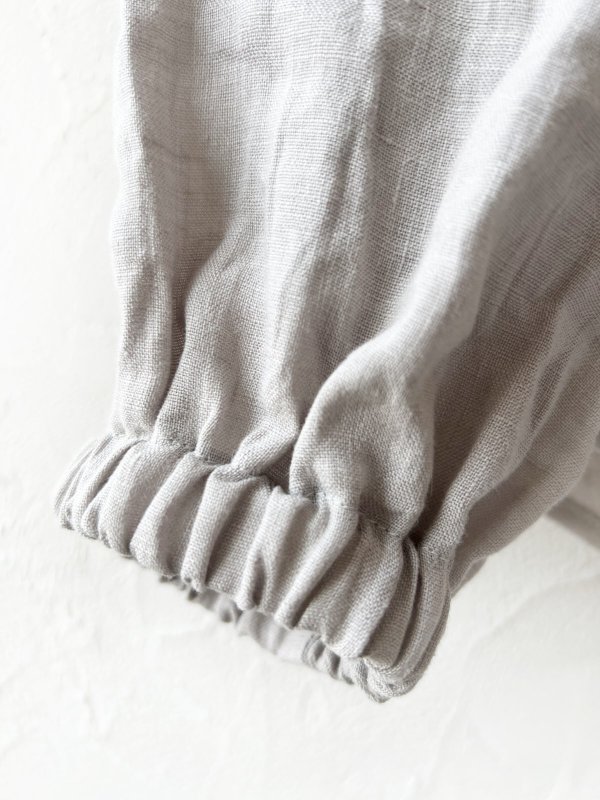 画像5: nous rendent heureux／りぼんフリル襟ブラウス・ライトグレー (5)