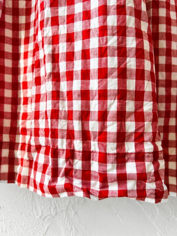 画像5: MARCHE' DE SOEUR／ポケットスカート・赤ギンガム (5)
