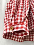 画像5: MARCHE' DE SOEUR／フローフリルブラウス・赤ギンガム (5)