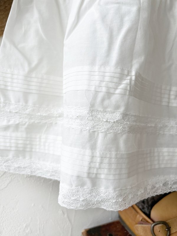 画像3: manoamano /レース&ピンタックペチパンツ・オフ (3)