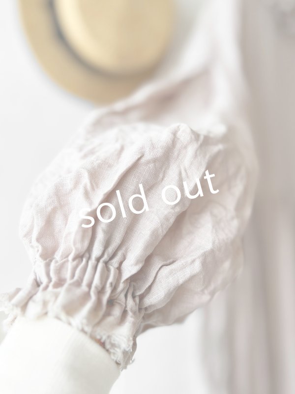 画像6: MARCHE' DE SOEUR／ラッフルギャザーワンピース・ピンクベージュ (6)