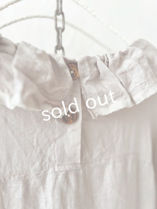 画像9: MARCHE' DE SOEUR／ラッフルギャザーワンピース・ピンクベージュ (9)