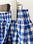 画像4: MARCHE' DE SOEUR／ポケットスカート・青ギンガム (4)