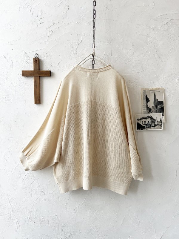 画像8: Crea delice／ドルマン袖のカーディガン・ベージュ (8)