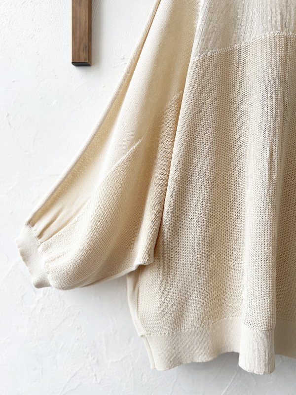 画像12: Crea delice／ドルマン袖のカーディガン・ライトブルー (12)