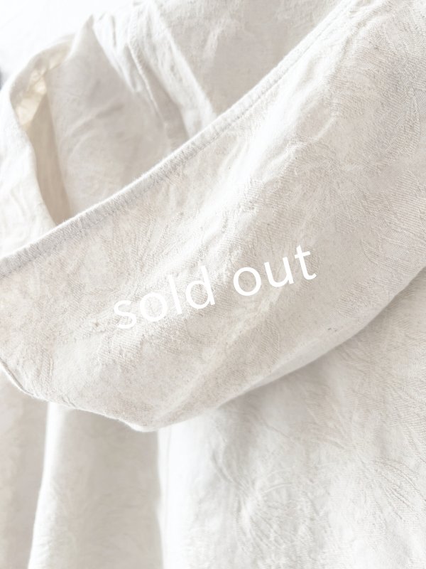 画像10: Crea delice／ジャガードフードジャケット・ベージュ (10)