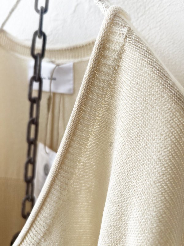 画像2: Crea delice／ドルマン袖のカーディガン・ベージュ (2)