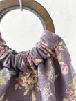画像2: MARCHE' DE SOEUR／木の持ち手バッグ・アッシュパープルローズ (2)