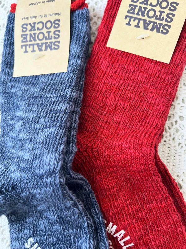 画像4: SMALL STONE／バイカラープレーンソックス (4)