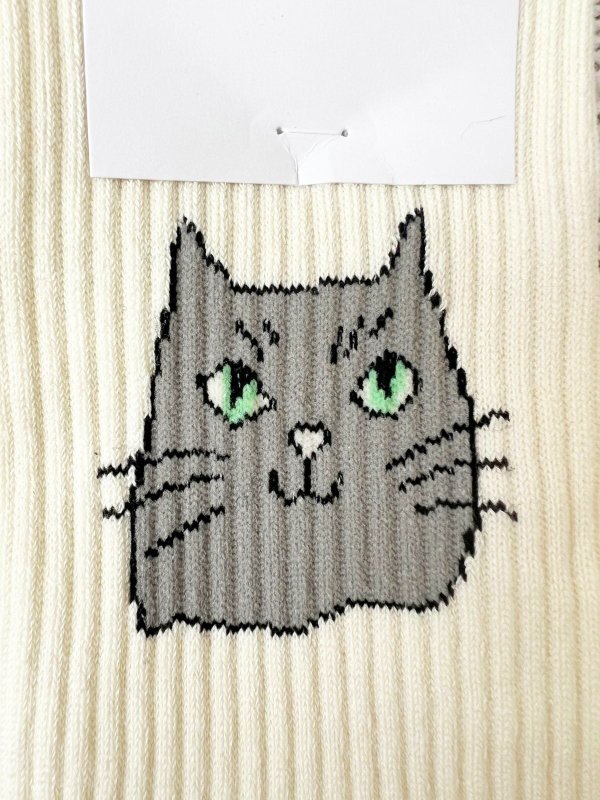画像4: from F miau／ねこのかおソックス (4)