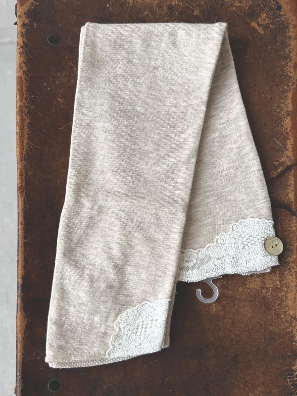 画像3: monami／コットンUVロングアームカバー・ボタン (3)