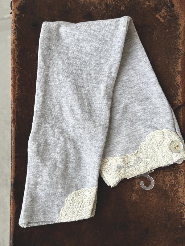 画像4: monami／コットンUVロングアームカバー・ボタン (4)