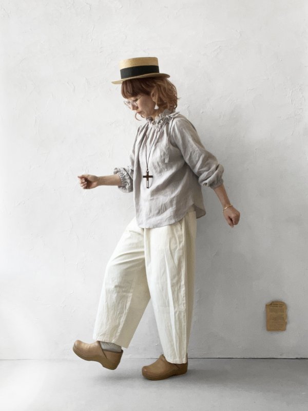 画像10: seasew.／508 オックスコクーンパンツ・キナリ (10)