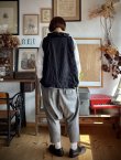 画像2: Reliure／FRILL VEST・Black linen (2)