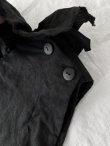 画像11: Reliure／FRILL VEST・Black linen (11)