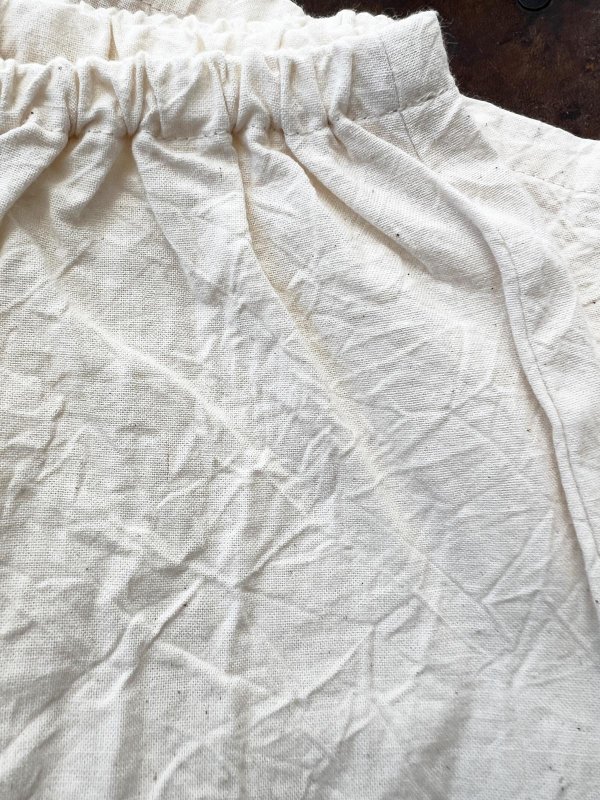 画像3: seasew.／527 ワッシャーコットンワイドペチパンツ・キナリ (3)