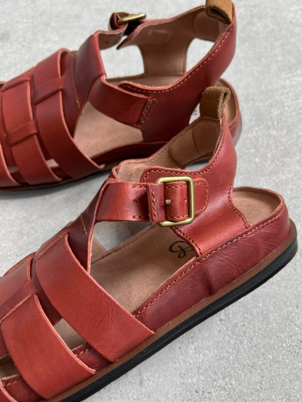 画像7: Diu／本革パルミエサンダル・レッド (7)