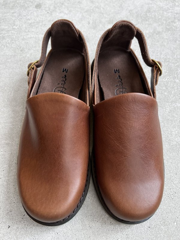 画像3: Diu／本革カメリアサンダル・ダークブラウン (3)